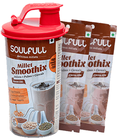 Soulfull Millet Smoothix - Shaker Cocoalite